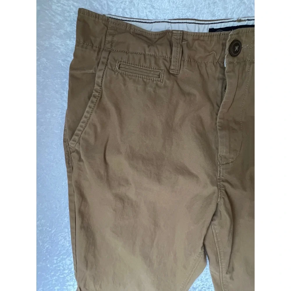 American Eagle Original Straight Cotton Chino Pants Men's size 32 x 34 Brown - Picture 4 of 12